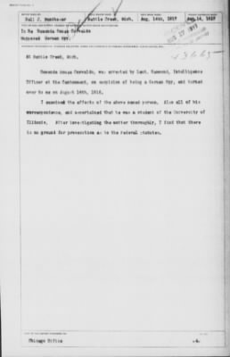 Old German Files, 1909-21 > Romenda Souza Corvaldo (#43665)