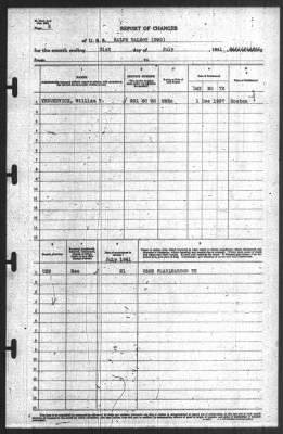 Report of Changes > 31-Jul-1941