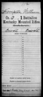 Civil War Service Records (CMSR) - Confederate - Kentucky record example