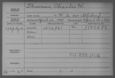 Company H > Thomas, Charles H.