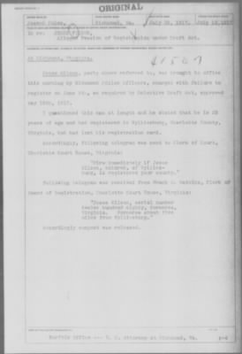 Old German Files, 1909-21 > Jesse Wilson (#41507)