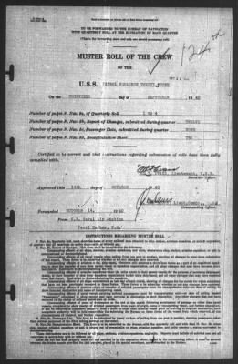 Muster Rolls > 30-Sep-1940