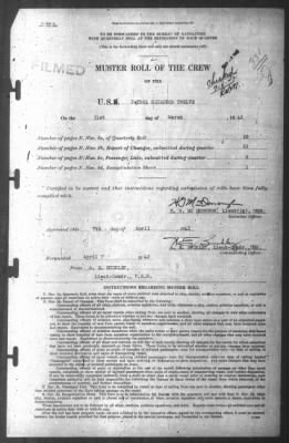 Muster Rolls > 31-Mar-1942