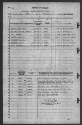 Thumbnail for Report of Changes > 29-Feb-1940