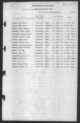 Muster Rolls > 31-Mar-1944