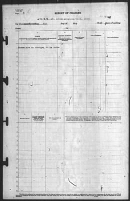 Thumbnail for Report of Changes > 4-May-1943