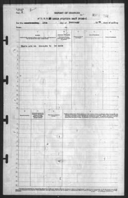 Report of Changes > 13-Feb-1944