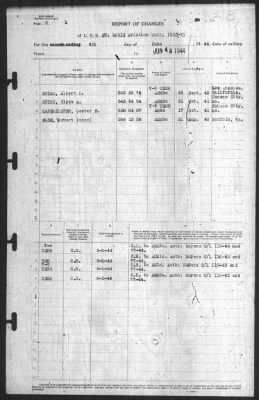 Report of Changes > 4-Jun-1944