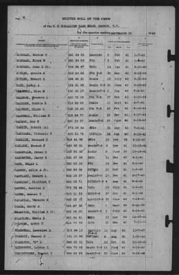 Muster Rolls > 30-Sep-1942