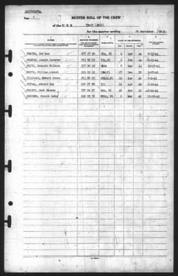 Muster Rolls > 30-Sep-1944