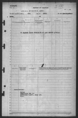 Report of Changes > 30-Apr-1944