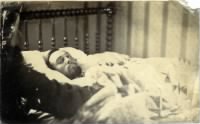 Private Lewis Simpson Probably on his Death Bed-Courtesy of Frazier Farmstead Museum