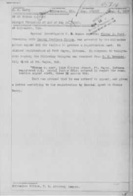 Old German Files, 1909-21 > Thomas C. Hurt (#45814)