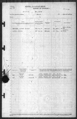 Report of Changes > 30-Jul-1943