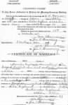 Morrison & England ~ Marriage License (Front: Edited)