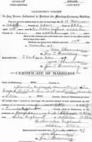 Morrison & England ~ Marriage License (Front: Edited)