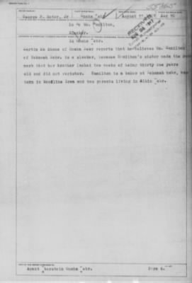 Old German Files, 1909-21 > Wm. Hamilton (#55865)