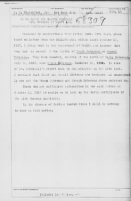 Old German Files, 1909-21 > Jacbo Huberman (#68309)