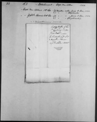 Rhode Island Detachment (Jun to Dec 1783) > 33