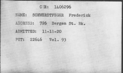 [Illegible] > SCHWERDTFEGER Frederick