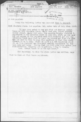Old German Files, 1909-21 > Joseph Vance (#8000-40563)