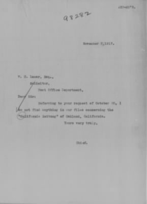 Old German Files, 1909-21 > California Zietung (#98282)