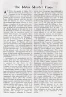 5/16/1907 - The Idaho Murder Case - Page 1