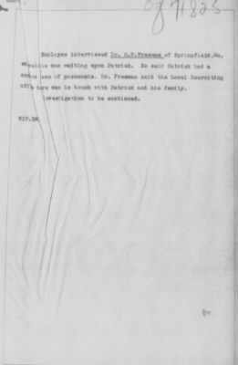 Old German Files, 1909-21 > Franklin D. Patrick (#8000-71825)