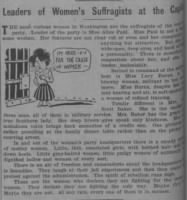 1/26/1918 - Leader's of Women's Suffragists at the Capital