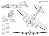3-view of B-17
