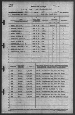 Thumbnail for Report of Changes > 23-Apr-1940