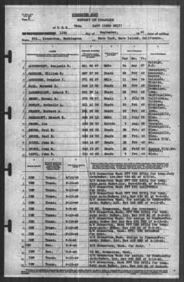 Thumbnail for Report of Changes > 11-Sep-1940