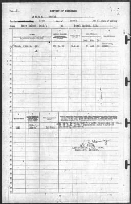 Thumbnail for Report of Changes > 12-Mar-1941