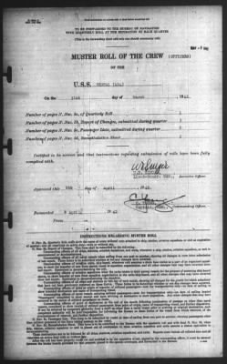 Muster Rolls > 31-Mar-1942