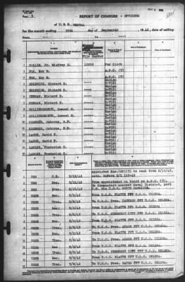 Report of Changes > 30-Sep-1942