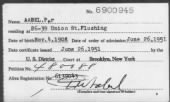 Naturalization Index - NY Eastern Nov 1925-Dec 1957 record example
