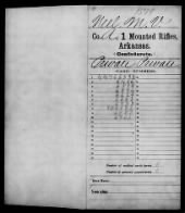 Civil War Service Records (CMSR) - Confederate - Arkansas record example