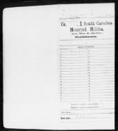 Civil War Service Records (CMSR) - Confederate - South Carolina record example