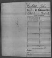 Civil War Service Records (CMSR) - Union - Arkansas record example