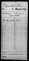 Civil War Service Records (CMSR) - Union - Missouri record example