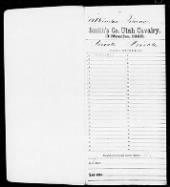 Civil War Service Records (CMSR) - Union - Utah record example