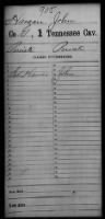 Civil War Service Records (CMSR) - Union - Tennessee record example