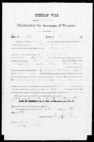 Mormon Battalion Pension Files record example