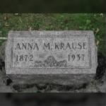 Krause_Anna_M 1872- 1937Headstone Anderson Cem Indianapolis.jpg