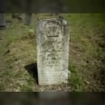 GS1- Dorcas Tabitha (Swiger) Gain-Prunty (1800-1867) grave, w-o John J. Prunty, CPC Cem.jpg