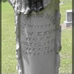 Clifford Irene Billingslea Exum's Grave