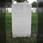 William R. Cender's tombstone picture