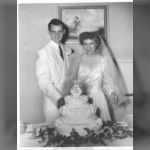 Wedding day of Betty Virginia Carringer and Frederick Walton Seaver - 12 July 1942