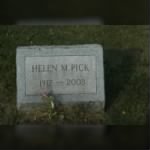 Helen  M. Pick headstone