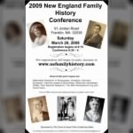 2009 New England Family History Conference Poster